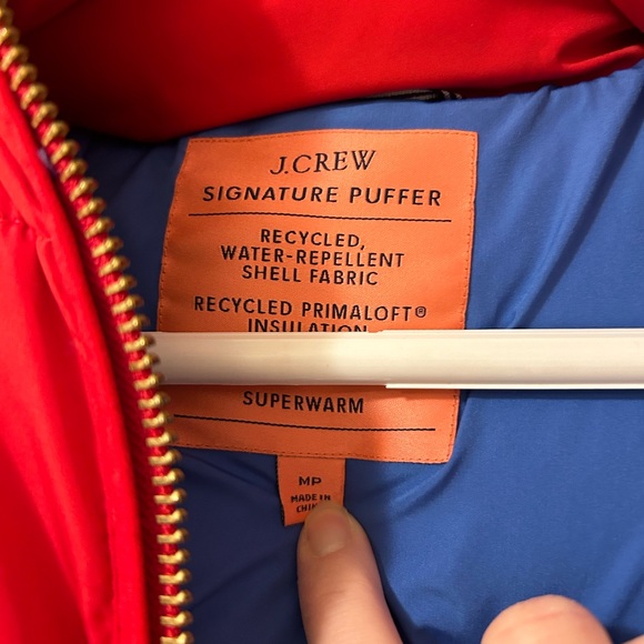 EUC Jcrew Puffer Jacket with Primaloft - Picture 7 of 10